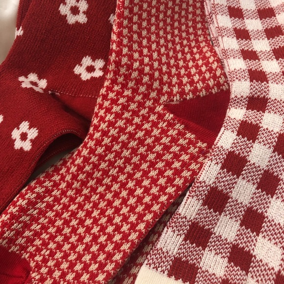 RED crew socks bundle for women - Picture 3 of 3